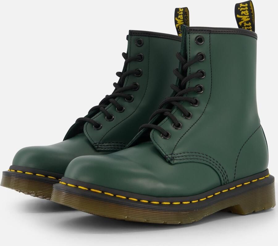 Dr. Martens 1460 Smooth dames leren veterboots Groen Echt leer - Foto 2