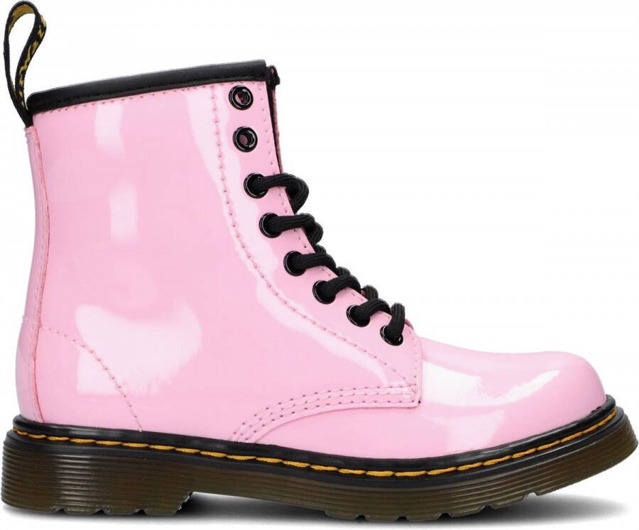 Dr. Martens 1460 J Pale Pink Patent Lamper lakleren veterboots lichtroze 35 - Foto 2