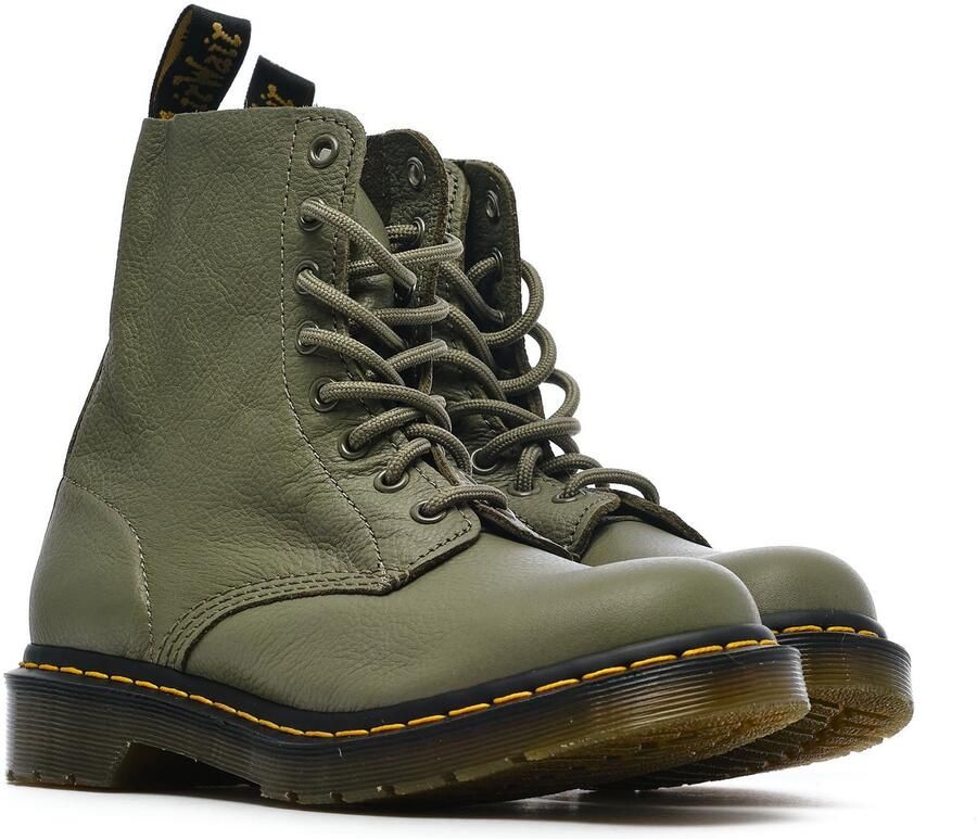 Dr. Martens 1460 PASCAL KHAKI GREEN VIRGIA Volwassenen VeterlaarzenHalf-hoge schoenen Groen