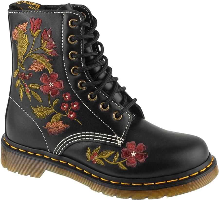 Dr. Martens 1460 Pascal Floral Vrouwen Zwart Laarzen