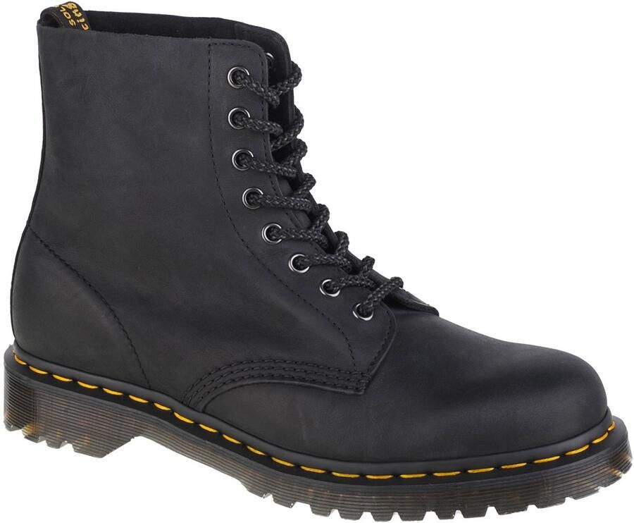 Dr. Martens DR. DOC MARTENS 1460 Pascal Waxed Full Grain Leather Laarzen Boots Zwart - Foto 2