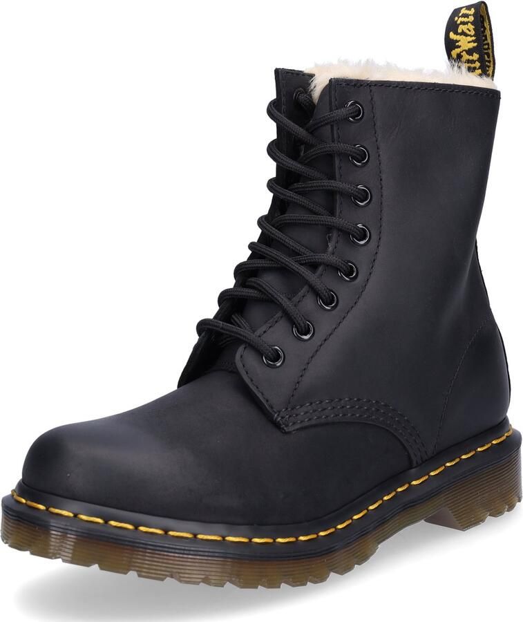 Dr. Martens 1460 SERENA Hoge sneakers Veterboots Dames veterschoenen Dames sneakersHalf-hoge schoenen Zwart