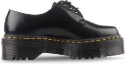 Dr. Martens 1461 Quad Polished Smooth Leren Platform Schoenen Black