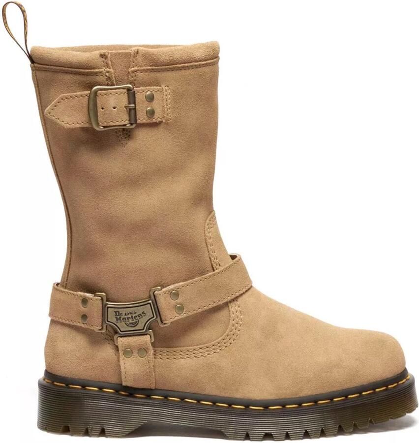 Dr. Martens Anistone Hi biker boot beige
