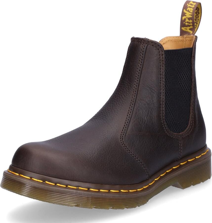 Dr. Martens Chelsea-laars voor dames donkerbruin