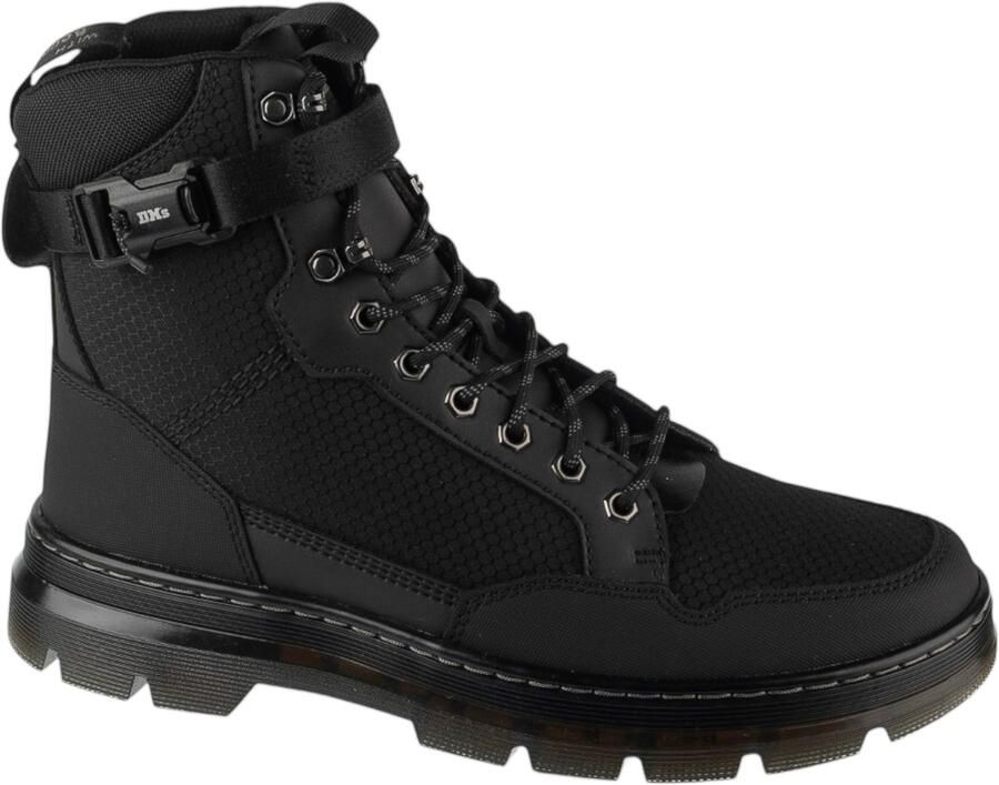 Dr. Martens Combs Tech 8-Eye Boots Zwart- Zwart