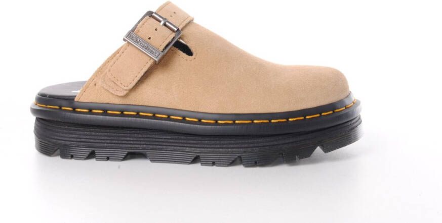 Dr. Martens Dr Martens dames clog Zebzag mule suède camel