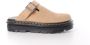 Dr. Martens Dr Martens dames clog Zebzag mule suède camel - Thumbnail 1