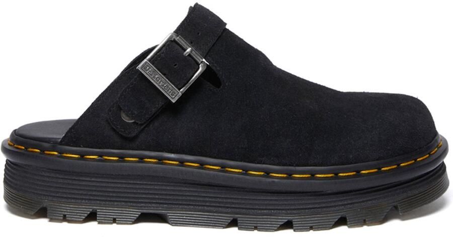 Dr. Martens Suede Slingback Sandals Wo Black Flat Shoes - Foto 2