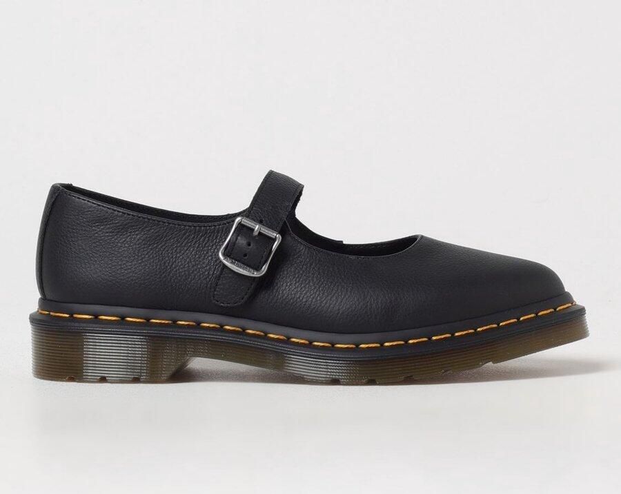 Dr. Martens Dames Slip On Schoenen Zwart Leer