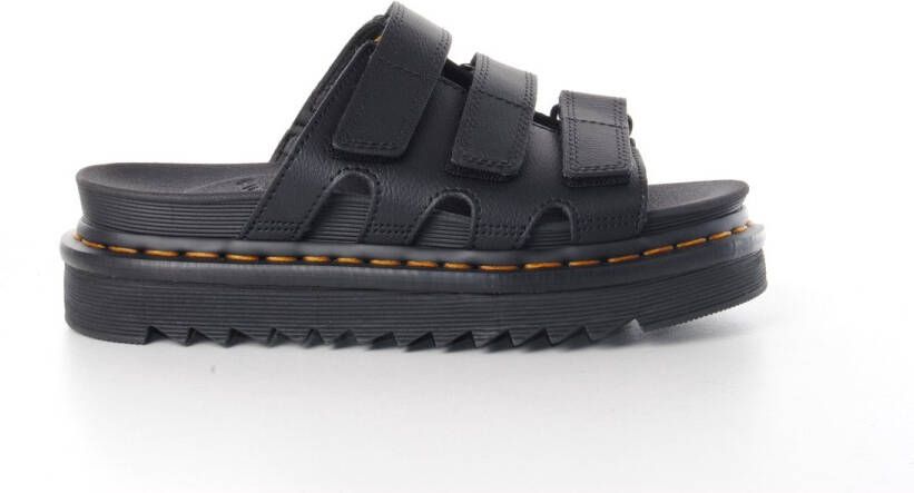 Dr. Martens RAINE~SLIDE~BLACK~~~~~~~~~~~~~ Dames slippers Zwart