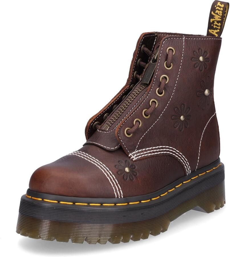 Dr. Martens dames veterlaars bruin
