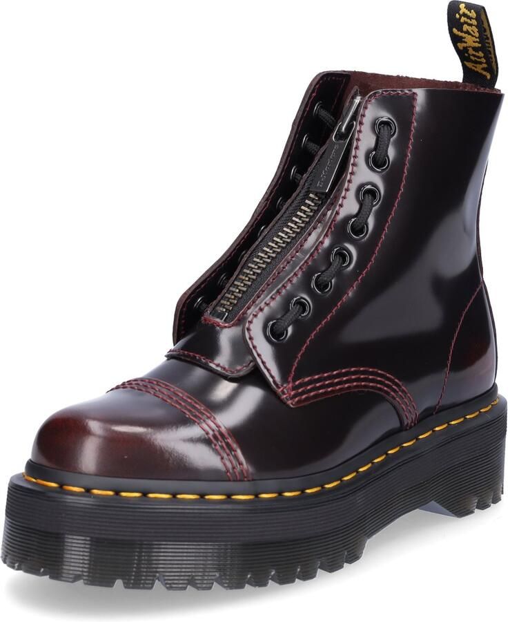 Dr. Martens dames veterlaars rood