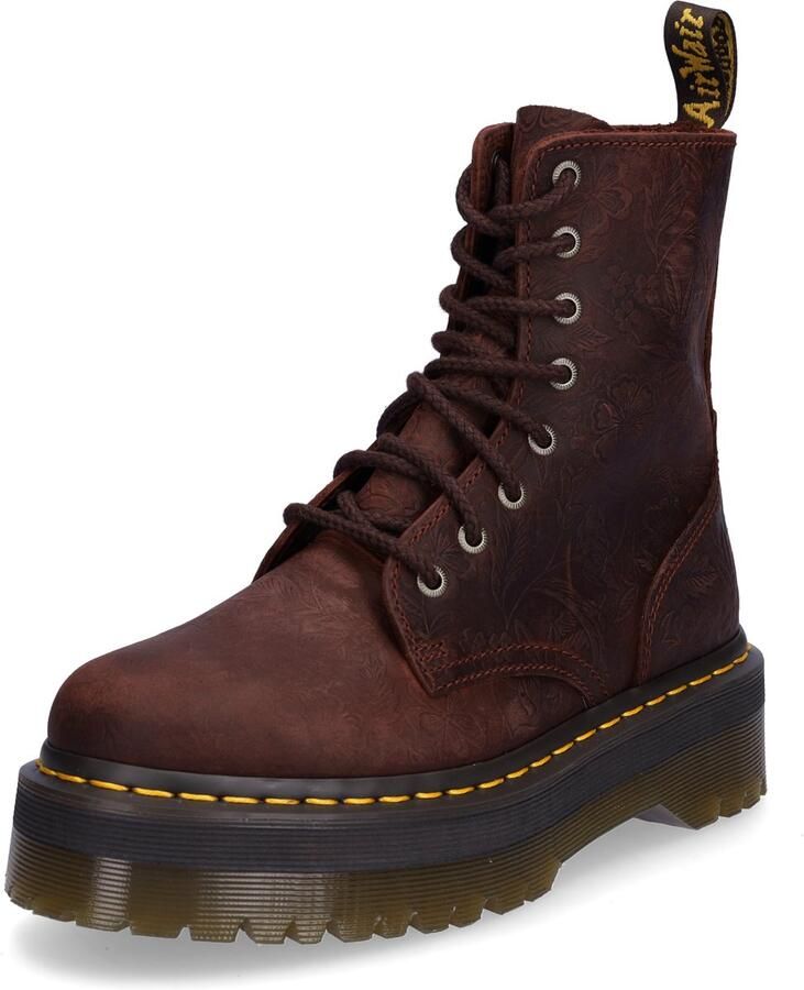 Dr. Martens dameslaarzen met veters rood