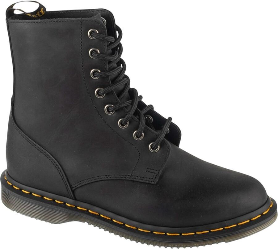 Dr. Martens Daphny 8i 8 Eye Boot Vrouwen Zwart Laarzen