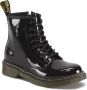 Dr. Martens 1460 Patent Kleuter Tiener leren veterboots zwart Meisjes Leer 36 - Thumbnail 3