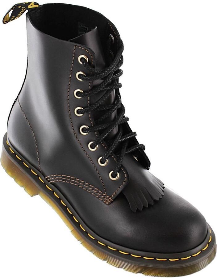 Dr. Martens DR. DOC MARTENS 1460 Pascal Abruzzo Dames Laarzen Boots Leer Zwart - Foto 2