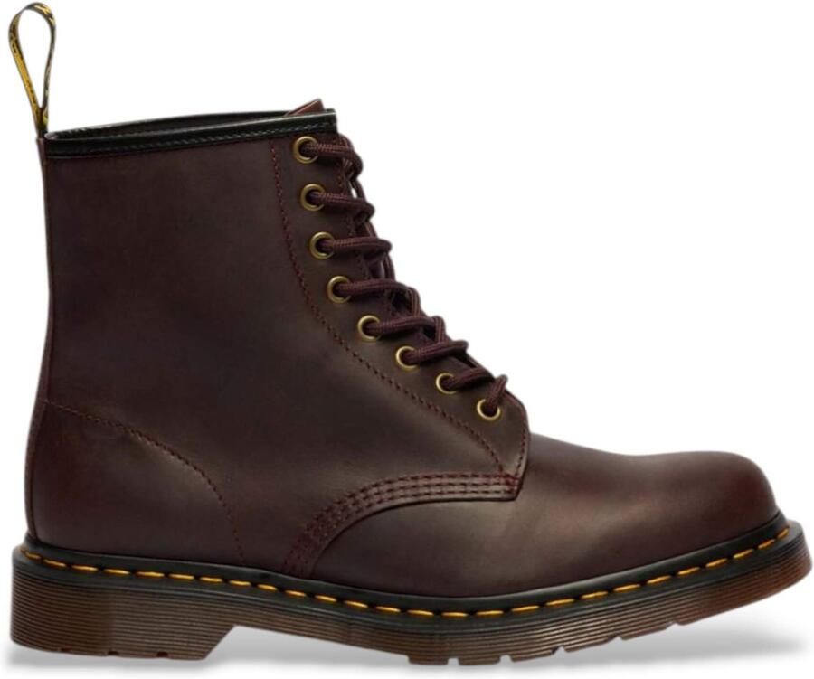Dr. Martens Dr Martens 1460 Crazy Horse leren laarzen bordeauxrood