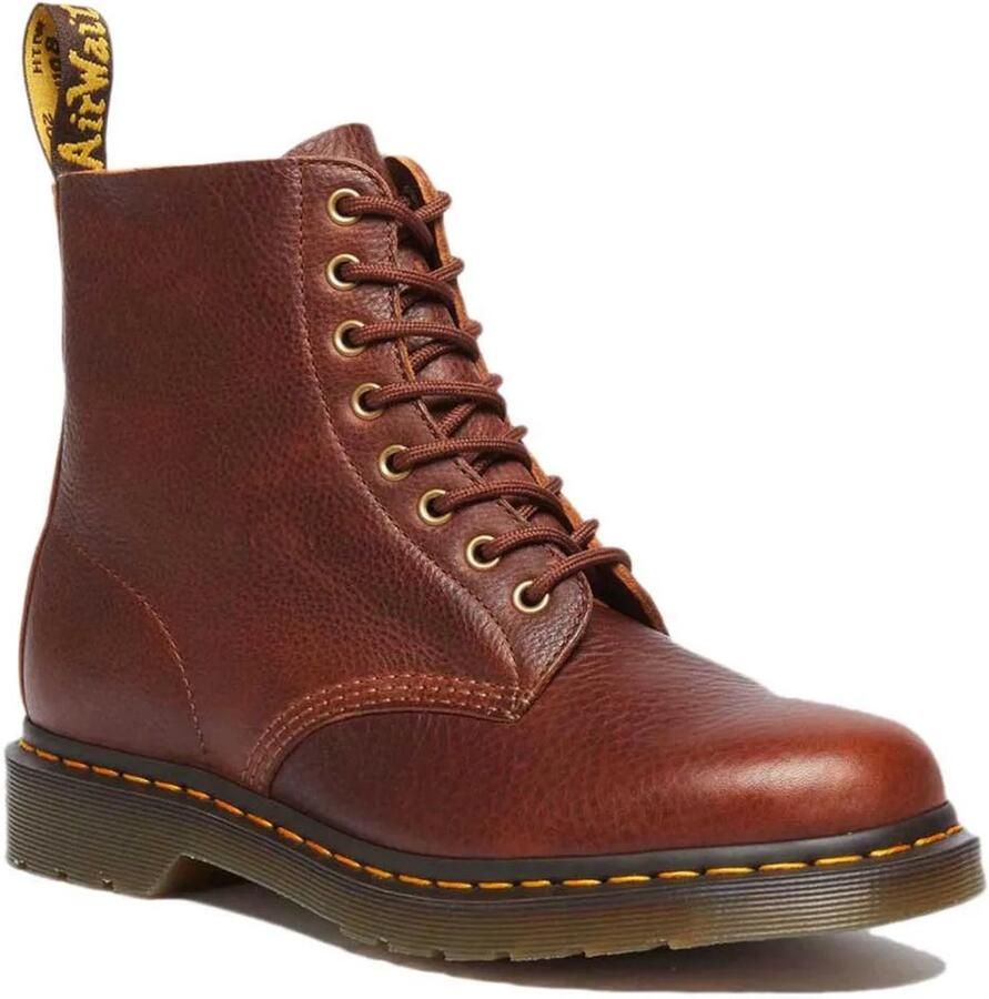 Dr. Martens 1460 PASCAL CASHEW AMBASSADOR Dames sneakers Dames veterschoenen Heren sneakers Heren veterschoenVrije tijd half-hoog Cognac - Foto 2