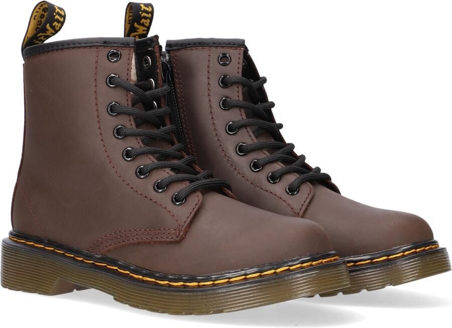 Dr. Martens BROOKLEE TODDLER SERENA GEVOERD Veterboots Chelsea boots Jongen Laarzen Bruin 22 (190665291667)