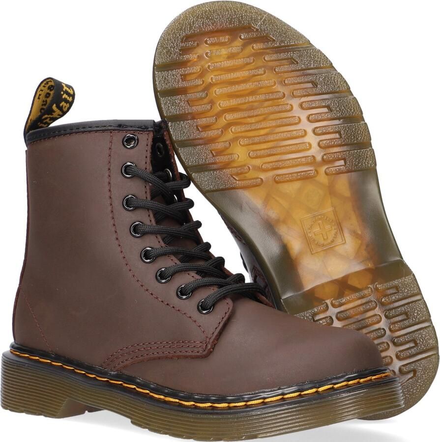 Dr. Martens BROOKLEE TODDLER SERENA GEVOERD Veterboots Chelsea boots Jongen Laarzen Bruin 22 (190665291667) - Foto 2