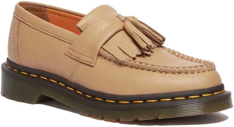 Dr. Martens Beige Leren Platte Schoenen Vrouwen Lente Zomer Beige Dames - Foto 2