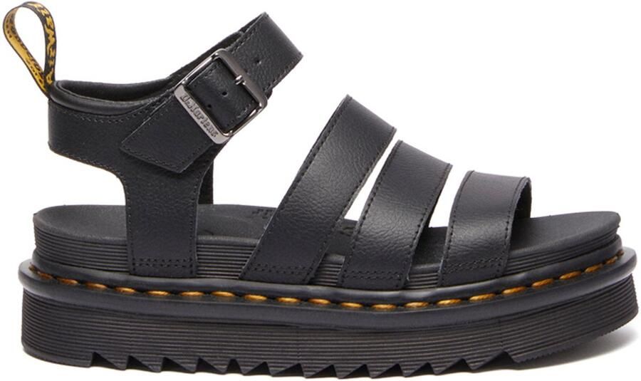 Dr. Martens Blaire Leather Sandals Platform Sole Wo Black Flat Sandals - Foto 2