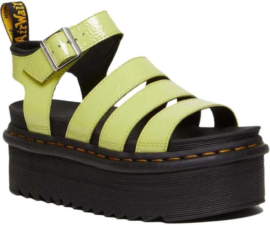 Dr. Martens Dr Martens Blaire Quad Sandalen Geel Vrouw
