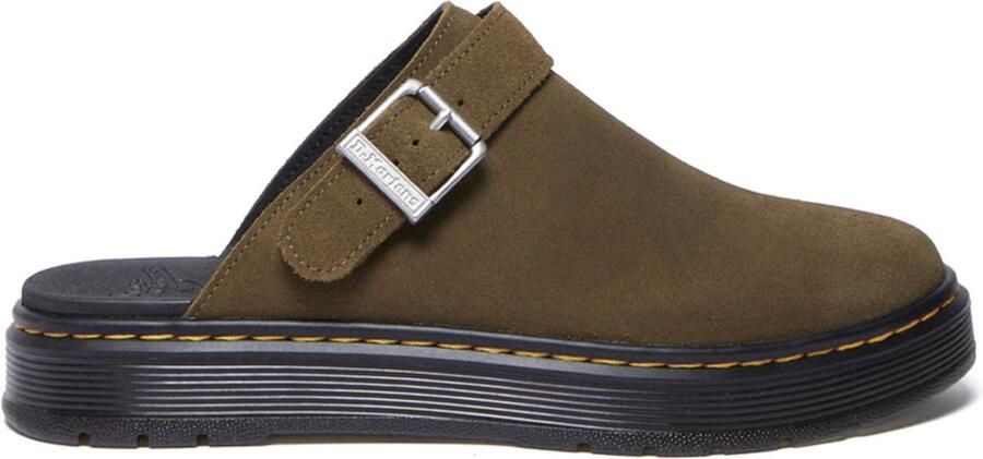 Dr. Martens Dr Martens Brookline Mule Bronx Suede Pantoffels Bruin