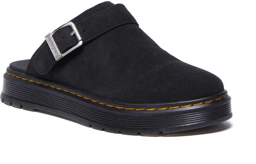 Dr. Martens Dr Martens Brookline Mule Bronx Suede Pantoffels Zwart Man Vrouw