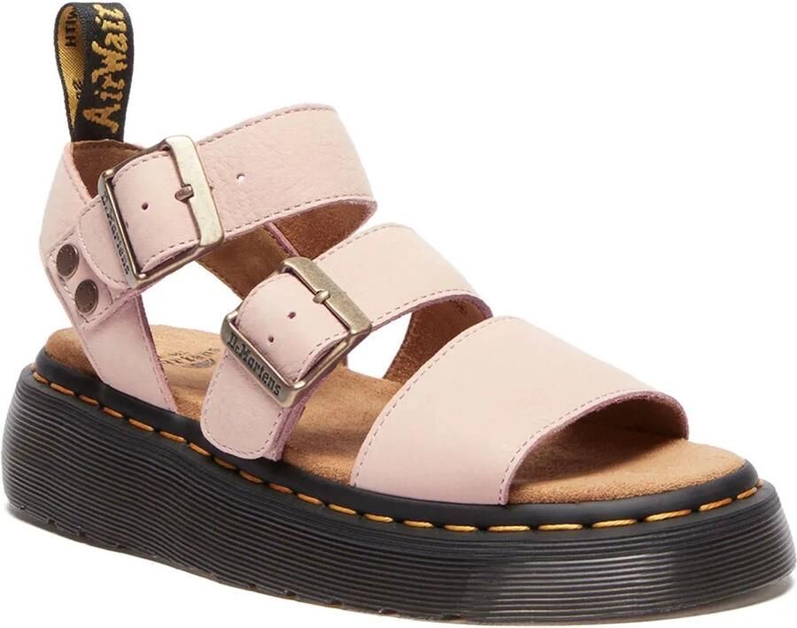 Dr. Martens Dr Martens Gryphon Quad Milled Nubuck Wp Sandalen Roze Vrouw