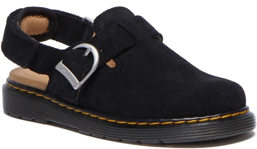 Dr. Martens Dr Martens Jorgie Bronx Suede Sandalen Zwart 1 2