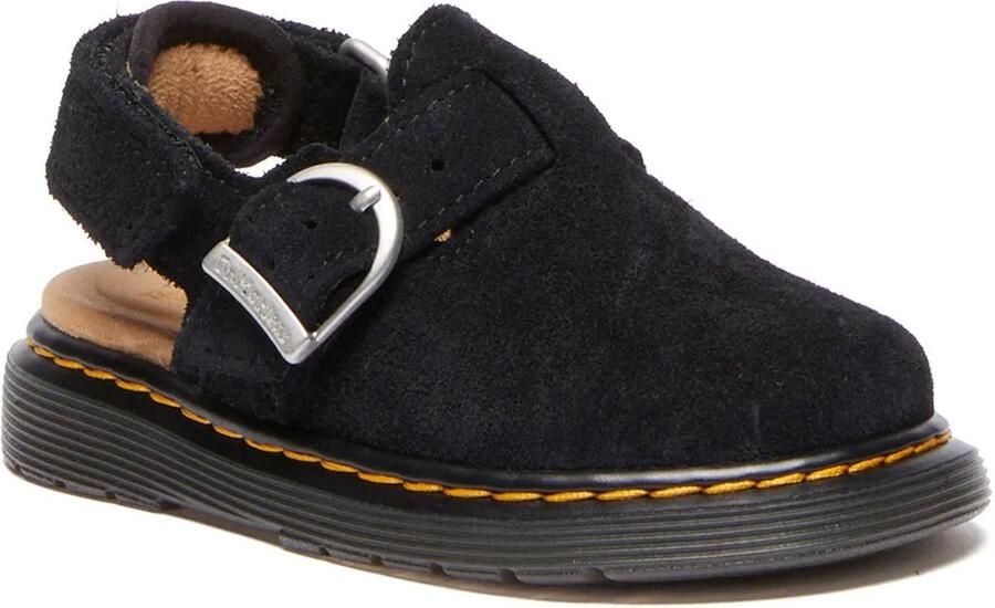 Dr. Martens Dr Martens Jorgie T Bronx Suede Sandalen Zwart