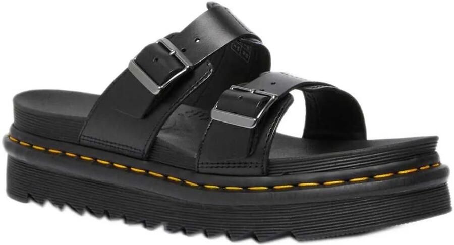 Dr Martens Myles Brando Buckle Slide Sandals Dr. Martens Zwart Heren - Foto 2