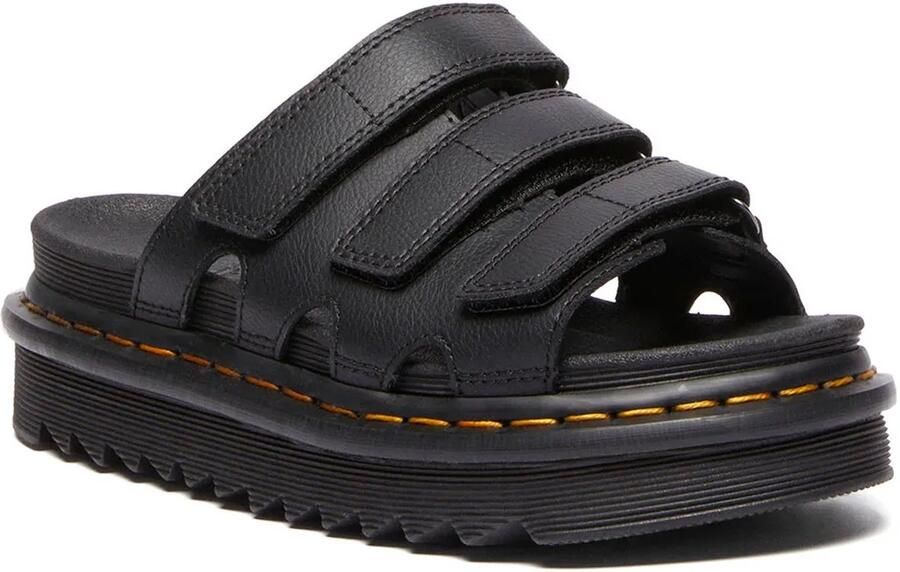 Dr. Martens RAINE~SLIDE~BLACK~~~~~~~~~~~~~ Dames slippers Zwart