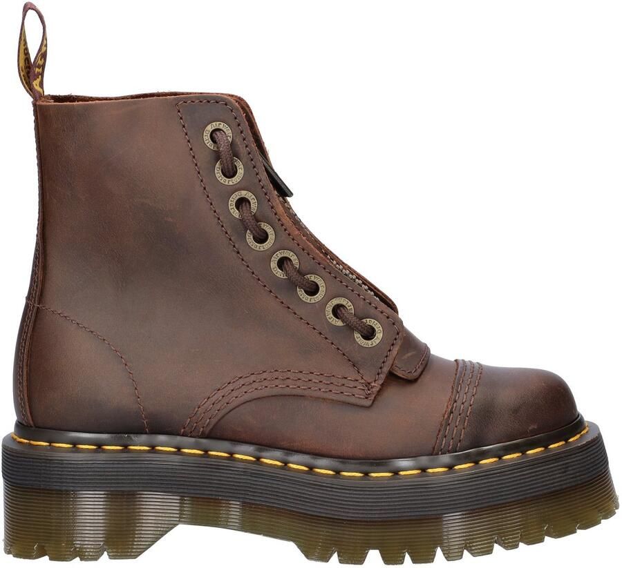 Dr. Martens Sinclair Dark Enkellaarzen Brown Dames