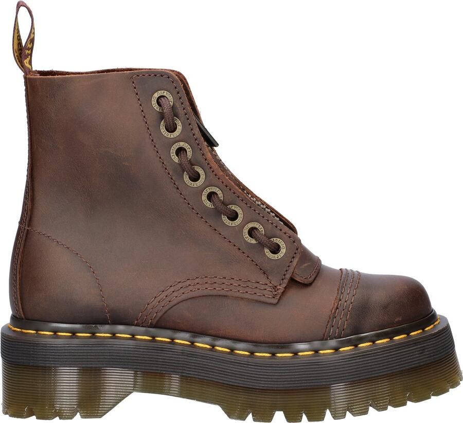 Dr. Martens Sinclair Dark Enkellaarzen Brown Dames