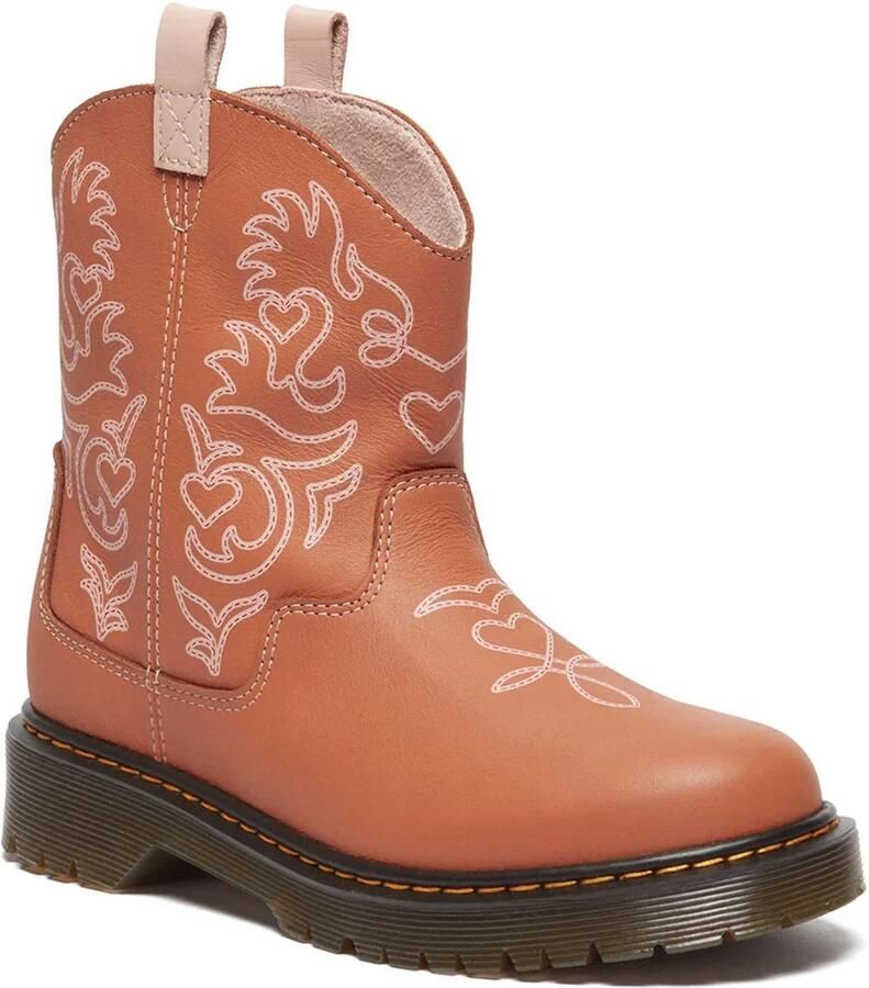 Dr. Martens Dr Martens Strixton Y Classic Nappa Jeugdlaarzen Roze Meisjes