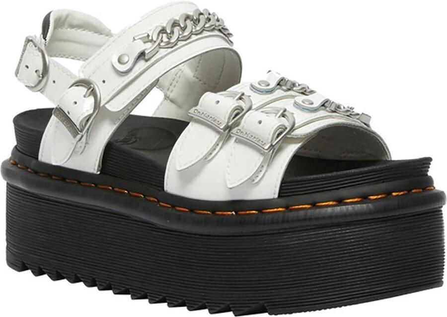 Dr. Martens Dr Martens Voss Ii Quad Chain Sandalen Wit Vrouw
