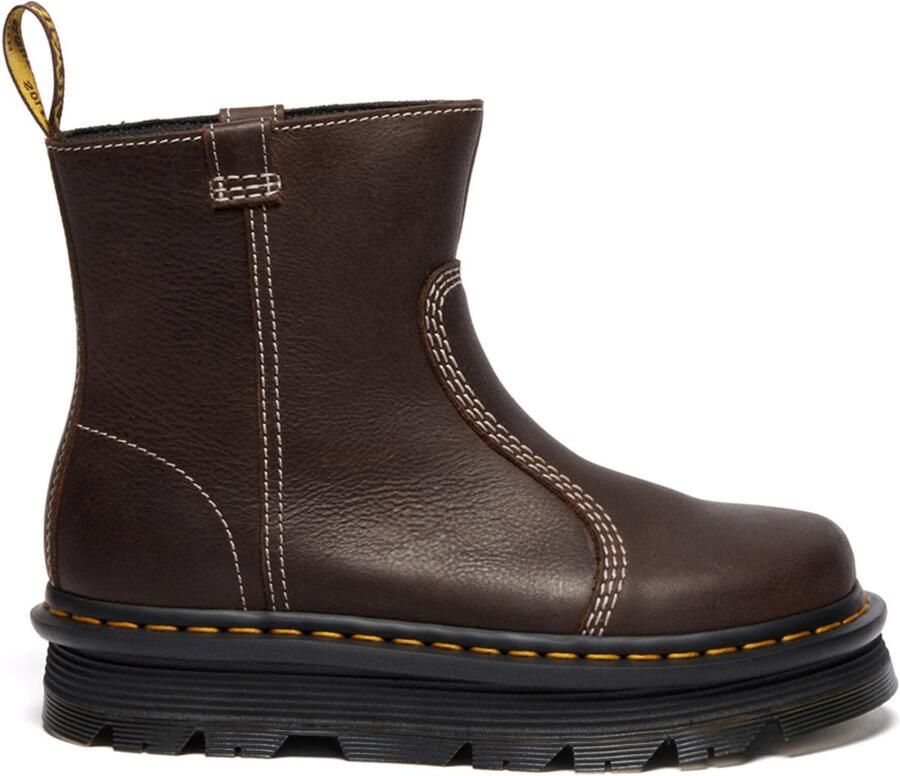 Dr. Martens Zebzag Rigger Boots Dames Bruin- Dames Bruin