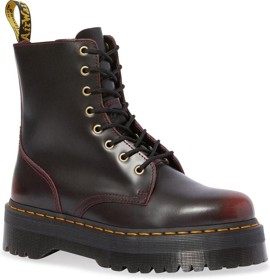 Dr. Martens Jadon Cherry Red Arcadia Unisex Veterboots Rood