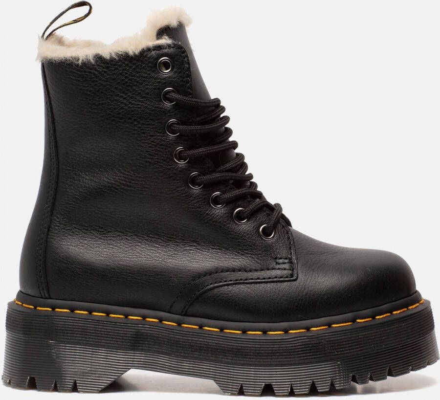 Dr Martens Dr. Martens Jadon Veterboots Dames Leer Gevoerd Zwart