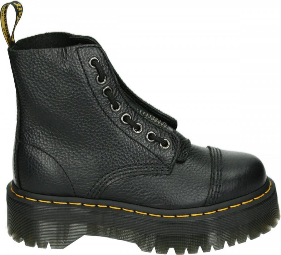 Dr Martens Dr. Martens SINCLAIR BLACK MILLED NAPPA Volwassenen VeterlaarzenHalf hoge schoenen Kleur Zwart - Foto 6