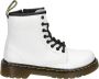 Dr Martens 1460 K Delaney Veterboots Laarzen Met Veters Meisjes Wit - Thumbnail 1