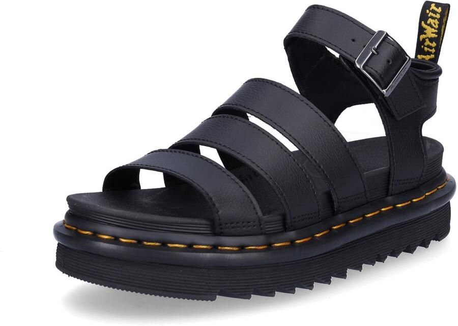 Dr. Martens Voss Quad Platform Sandals Wo Black Flat Sandals