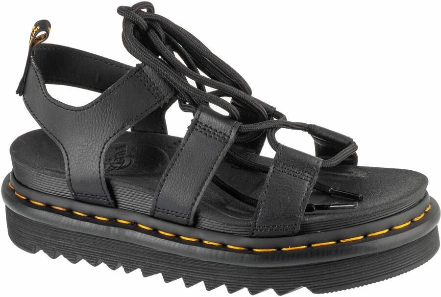 Dr. Martens Blaire LaceUp Platform Sandals Wo Black Flat