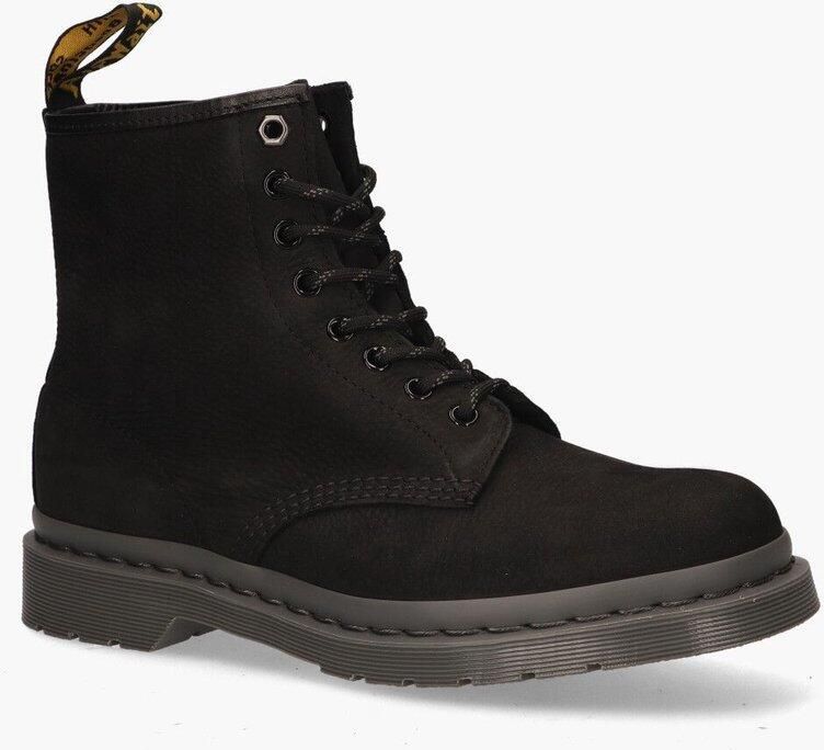 Dr. Martens Waterdichte Nubuck Laarzen met Freesbewerking 1460 Zwart Heren Veterboots