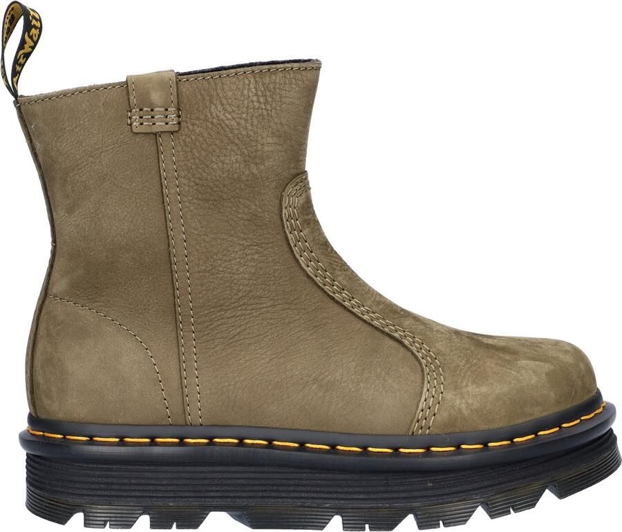Dr. Martens ZebZag Rigger Boot Vrouwen Bruin Chelsea laarzen