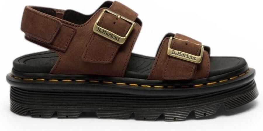 Dr. Martens Dr Martens Bruine Zebzag Leren Sandalen