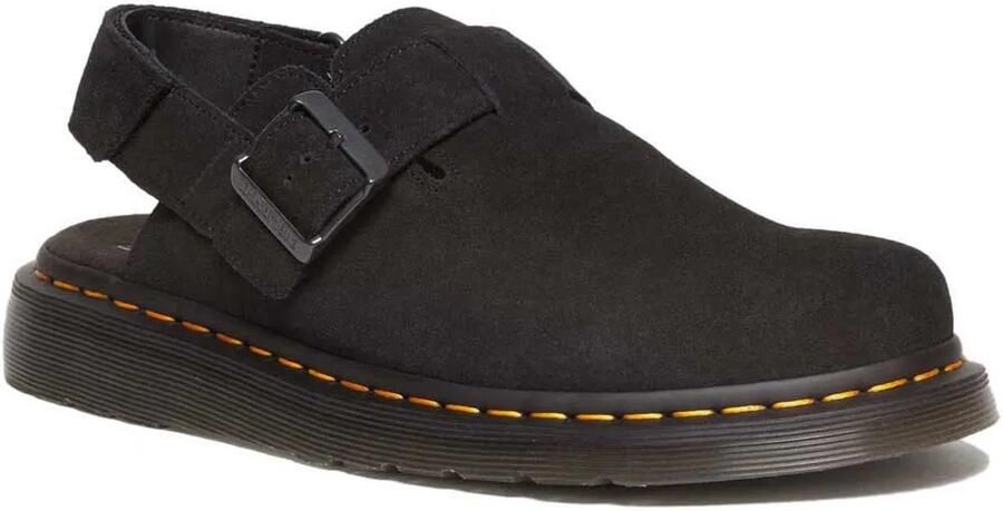 Dr. Martens JORGE~II~BLACK~E.H.SUEDE~~~~~~ Platte sandalen s Sandalen Zwart - Foto 2